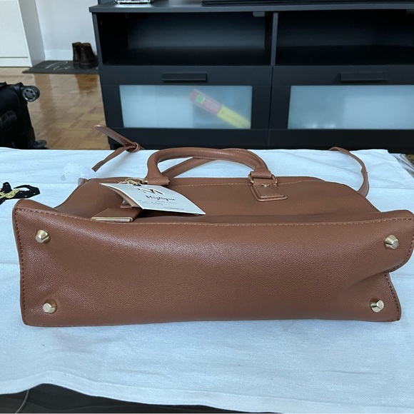 Miztique Vegan Leather Handbag Satchel P - Picture 6 of 10